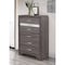 Global Furniture Usa Traditional Glam Melamine Seville Grey Chest 1501 - alternate 2